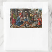 De verheerlijking van de Magi Rechthoekige Sticker (Tas)