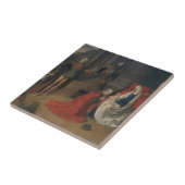 De verheerlijking van de Magi Tegeltje (Zijkant)