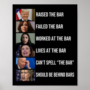 De verhoogde balk is mislukt De balk werkte niet a Poster