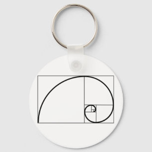 De Verhouding van Fibonacci Sleutelhanger