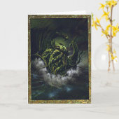 De Verjaardag van Cthulhu Kaart (Gele Bloem)