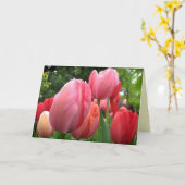 De Verjaardag van de Bloemen van de Tulp van de Kaart (Gele Bloem)