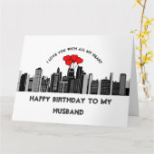 De Verjaardag van de echtgenoot houdt van mijn Kaart (Gele Bloem)