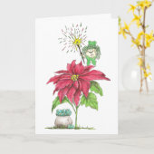 De Verjaardag van de Fee van december Kaart (Gele Bloem)