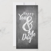 De verjaardag van de groeten op het bord (Voorkant)