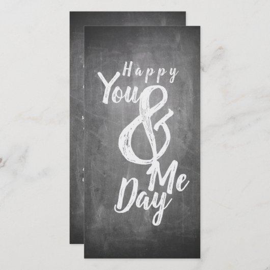 De verjaardag van de groeten op het bord (Voorkant / Achterkant)