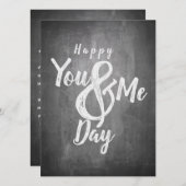 De verjaardag van de groeten op het bord (Voorkant / Achterkant)