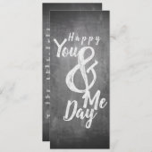 De verjaardag van de groeten op het bord (Voorkant / Achterkant)