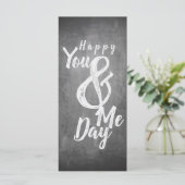 De verjaardag van de groeten op het bord (Staand voorkant)