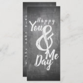 De verjaardag van de groeten op het bord (Voorkant / Achterkant)