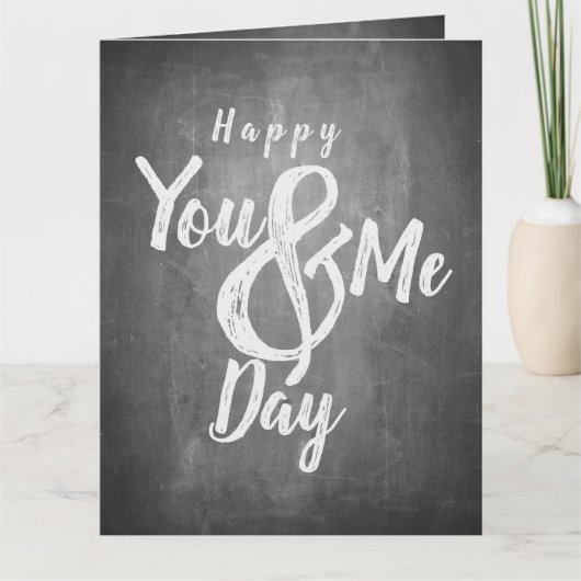 De verjaardag van de groeten op het bord kaart (Voorkant)