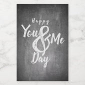 De verjaardag van de groeten op het bord voedselcontainer etiket (Enkel label)