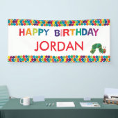 De Verjaardag van de Hongerige Rups Spandoek (Beurs)