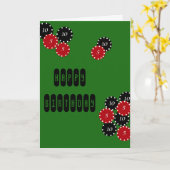 De Verjaardag van de pook Kaart (Gele Bloem)