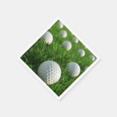 De verjaardag van een golfer vieren servet (Hoek)