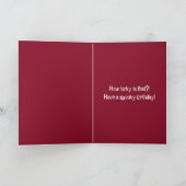 De Verjaardag van Halloween Feestdagen Kaart (Binnen)