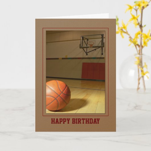De Verjaardag van het basketbal dankt u Om het Kaart (Gele Bloem)