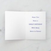 De Verjaardag van het Gezicht van de Cake van de Kaart (Binnen)