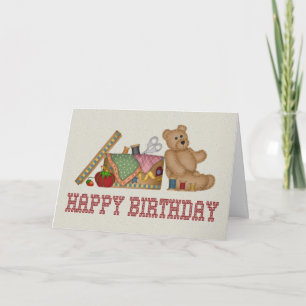 De Verjaardag van Stitchers Kaart