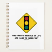 De verkeerssignalen van het leven zijn moeilijk te planner (Voorkant)