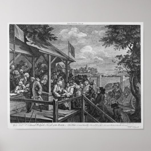 De verkiezingen, 1758 poster (Voorkant)