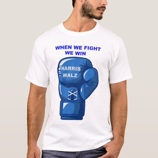DE VERKIEZINGSCAMPAGNE VAN HARRIS WALZ T-SHIRT (Voorkant)