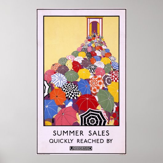De verkoop van de zomer bereikte snel Underground Poster (Voorkant)