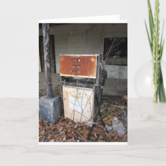 De verlaten originele foto van het Benzinestation… Kaart