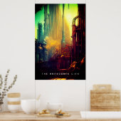 De verlaten stad poster (Keuken)