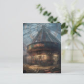 De Verlaten Verlaten Kermis Briefkaart (Staand voorkant)