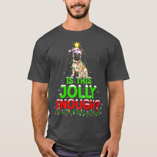 De verlichting is zo ruim genoeg Frans Bulldog Chr T-shirt