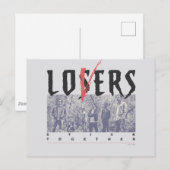 De verliezers blijven bij elkaar briefkaart (Voorkant / Achterkant)