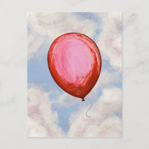 DE VERLOREN BALLOON ~ BRIEFKAART
