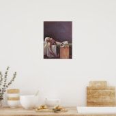 De vermoorde Marat van Jacques-Louis David Poster (Keuken)
