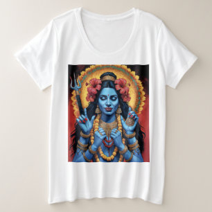 De Vernieler van het Kwade Godin Kali Grote Maat T-shirt