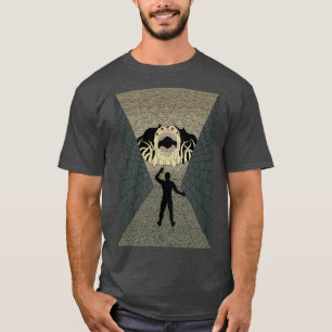 De Vernietiger Komt Weirde Horror Kunst T-shirt
