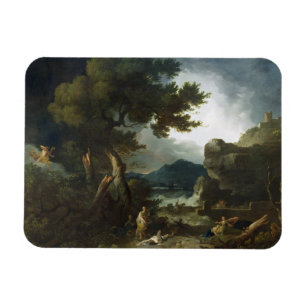 De vernietiging van kinderen van Niobe, 1760 (olie Magneet