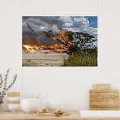 De vernietiging van ons land poster (Keuken)