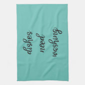 De vernissen moeten gewassen worden theedoek (Verticaal)