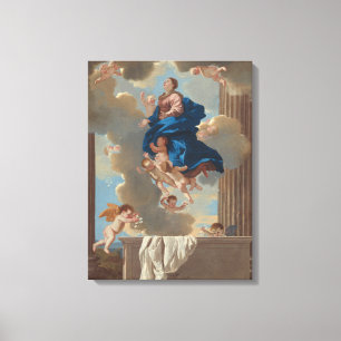 De veronderstelling van de maagd canvas afdruk