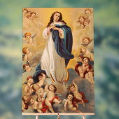 De veronderstelling van de Maagd Mary Acryl Bord (Neutraal)