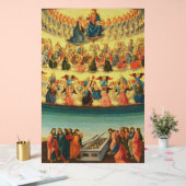 De veronderstelling van de Maagd Mary Acryl Bord (Huwelijk)