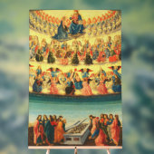 De veronderstelling van de Maagd Mary Acryl Bord (Neutraal)