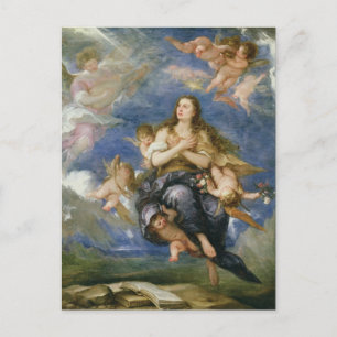 De veronderstelling van Mary Magdalene (olie op do Briefkaart