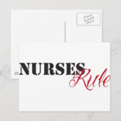 de verpleegsters beslissen briefkaart (Voorkant / Achterkant)