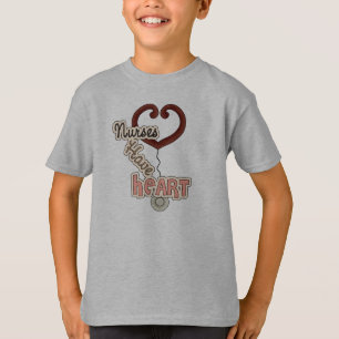 De Verpleegsters van de stethoscoop hebben de T-shirt