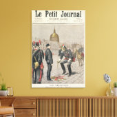 De verrader De afbraak van Alfred Dreyfus Canvas Afdruk (Insitu (Woonkamer))