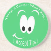 De Verre En Grès Astuces d'acceptation du visage souriant Dessous d (Devant)