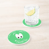 De Verre En Grès Astuces d'acceptation du visage souriant Dessous d (Côté)