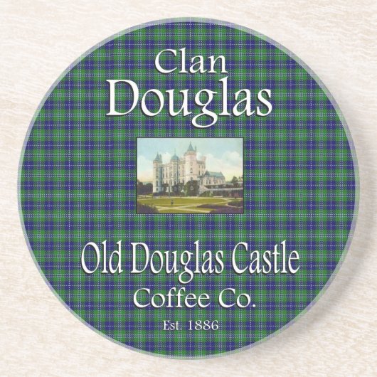 De Verre En Grès Clan Douglas Old Douglas Castle Coffee Co. Dessous (Devant)